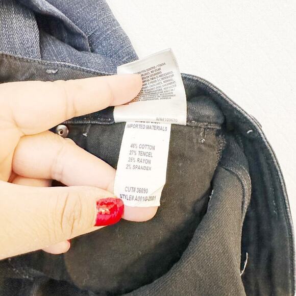 AGOLDE Chloe Dark Wash Denim Bootcut Jeans Dk Wash A001G-2001 Size 26 - Picture 8 of 10